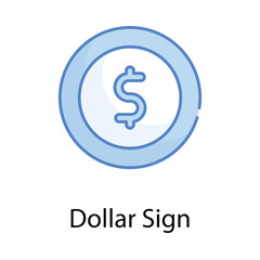 Dollar Sign icon. Suitable for Web Page, Mobile App, UI, UX and GUI design.