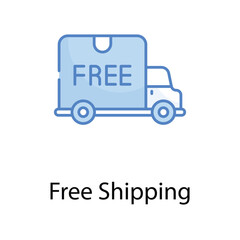 Free Shipping icon. Suitable for Web Page, Mobile App, UI, UX and GUI design.