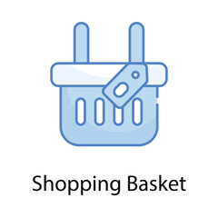 Shopping Basket icon. Suitable for Web Page, Mobile App, UI, UX and GUI design.