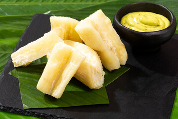 Cooked Manihot Esculenta (mandioca, Yuca, Brazilian Rice Paddy)