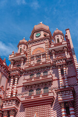 Red mosque in Colombo, Sri Lanka