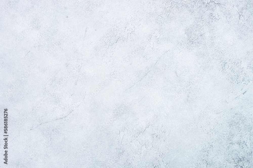 Wall mural white stone table, empty background. flat lay image.