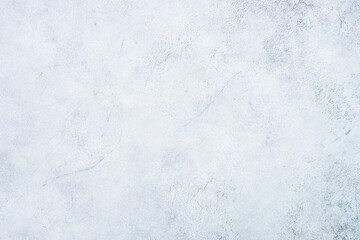White stone table, empty background. Flat lay image.