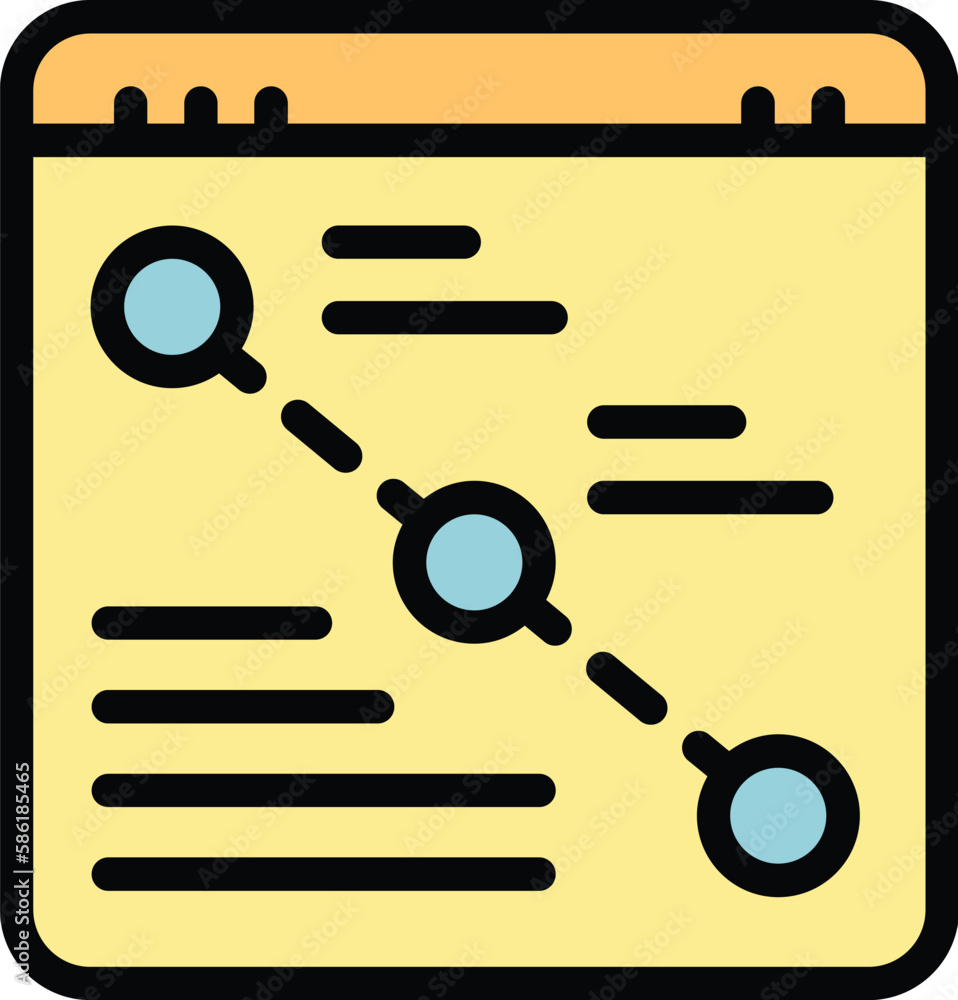 Poster purchase tracking icon. outline purchase tracking vector icon for web design isolated on white backg