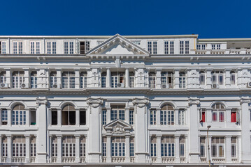 Colonial buildings in the old town of Colombo, Sri Lanka