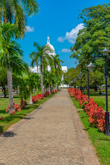 Colombo municipal council viewed from Viharamahadevi Park in Sri Lanka