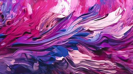 Abstract oil paint texture on canvas, background, generative AI.