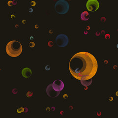 multi overlapping circle background