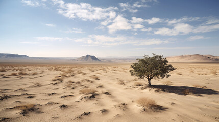 sand dunes in the desert generative ai