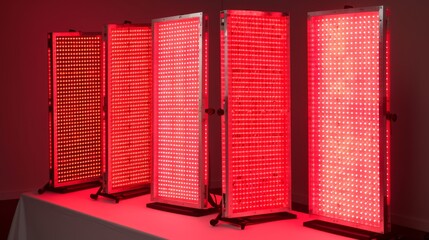 Red Light Therapy Panels. Generative AI