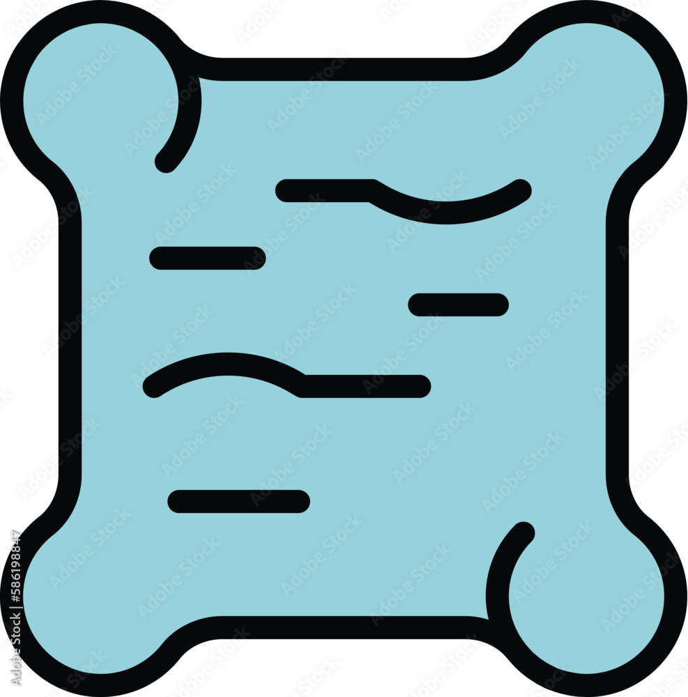 Poster sleeping pillow icon. outline sleeping pillow vector icon for web design isolated on white backgroun
