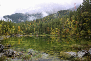 Lake Frillensee near Garmisch Partenkirche, Germany