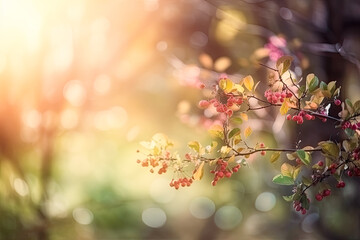 Spring background blur, holiday wallpaper. - Generative - Spring, Background, Blur, Bokeh, Holiday, Wallpaper, Floral, Nature, Green, Pastel, Soft, Light, Delicate, Fresh, Blossom, Bloom, Botanical.