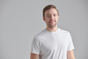 Obraz premium friendly smiling man
