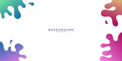 abstract colorful paint splat fluid background