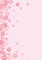 sakura　frame　桜フレーム　ピンク