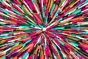 Colorful abstract oil painting art background. Texture of canvas and oil.