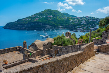 Inner structures of the Castello Aragonese at the Italian island Ischia