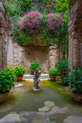 Inner structures of the Castello Aragonese at the Italian island Ischia