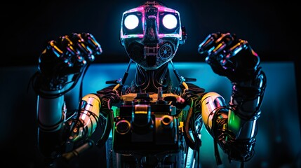 Die Zukunft der Technologie: Ein Roboter im Mittelpunkt