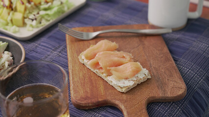 table setting for a lunch