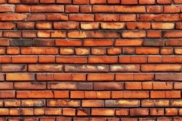 Obraz premium close-up view of a brick wall texture created with Generative AI technology