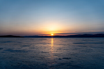 Naklejka premium the nature of Lake baikal