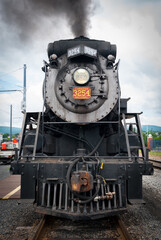 Riding the steam locomotive in Pennsylvania