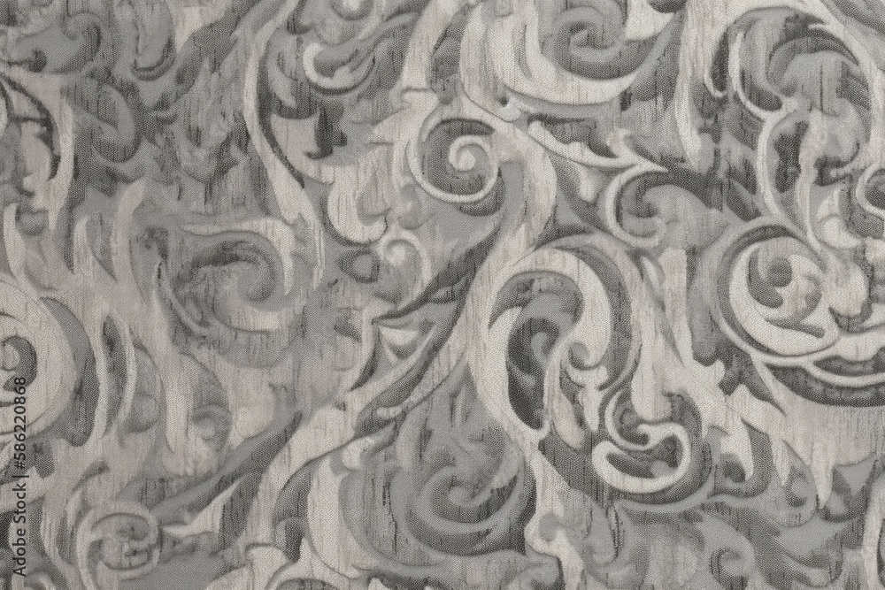 Poster monochrome pattern created with generative ai technology