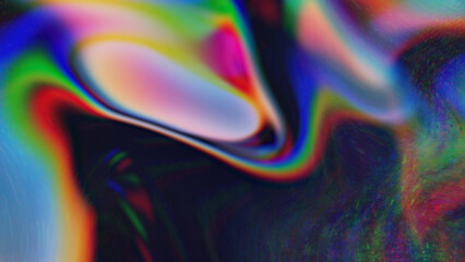 abstract neon holographic liquid background