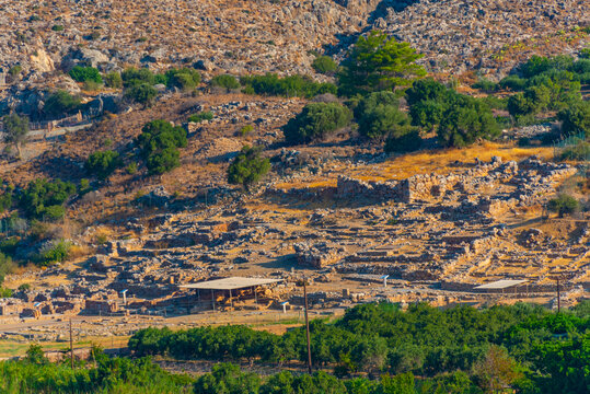 Minoan Palace of Zakros at Crete, Greece