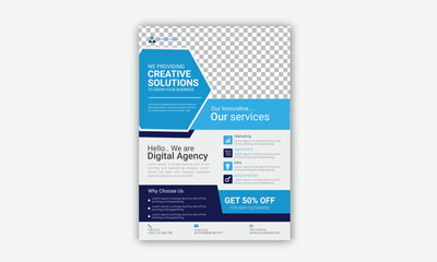 Modern and Creative Professional Unique  2023 Business Flyer Template