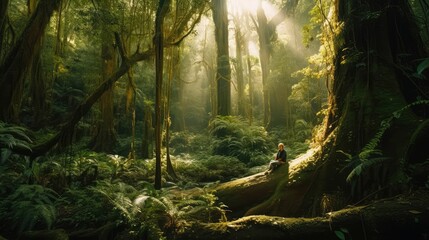 tropical forest, generative AI