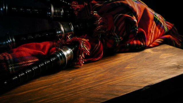 Scottish Long Sword Taken Or Put Down Historical Scene