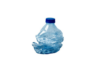crushed plastic bottle