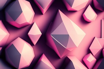 A 3D render of a colorful abstract pattern