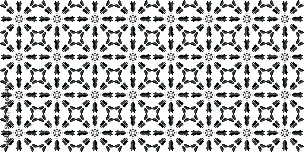 Poster background pattern with geometric style connected image setup