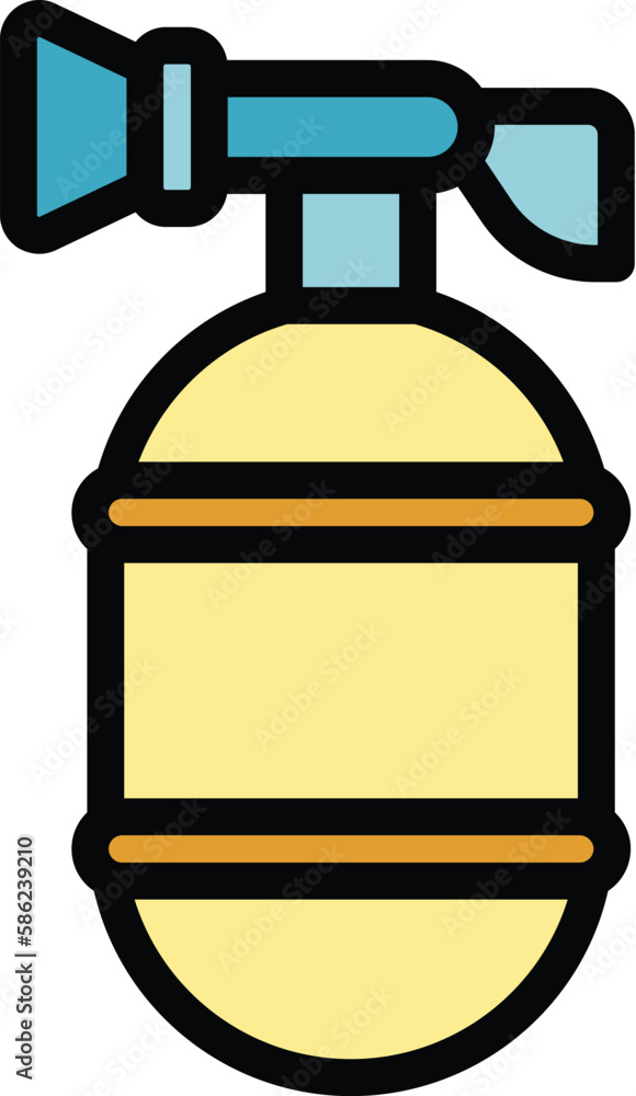 Poster fire extinguisher icon. outline fire extinguisher vector icon for web design isolated on white backg