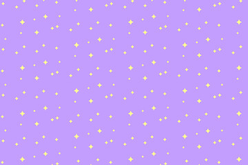 Obraz premium stars sparkling background wallpaper beauty girl purple cute kawaii style template design illustration