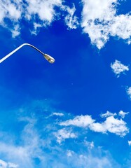 street lamp against sky