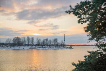 atardecer en Finlandia 