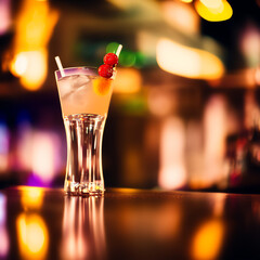 cocktail in the bar