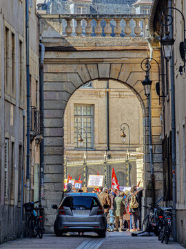 Manifestation retraite &agrave; Dijon