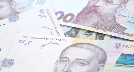 American dollars and Ukrainian hryvnia. The concept of the exchange rate.