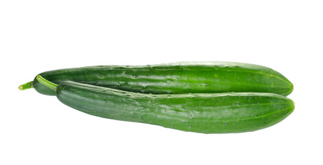Fresh cucumber on    transparent png