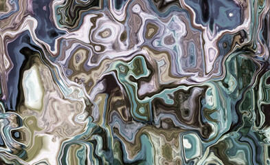 Liquid abstract marble painting background