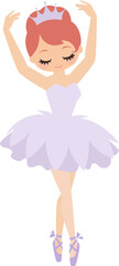 Cute Little Ballerina Purple Tutu