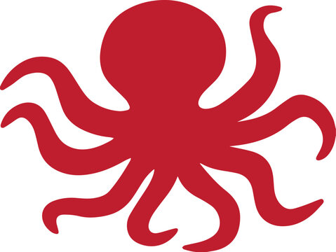 
vector colorful octopus design