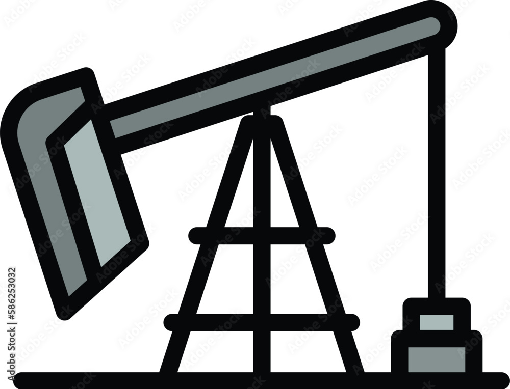 Poster kerosene industry icon. outline kerosene industry vector icon for web design isolated on white backg
