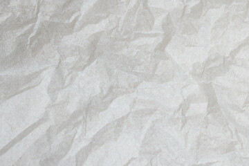 White crumpled paper texture background